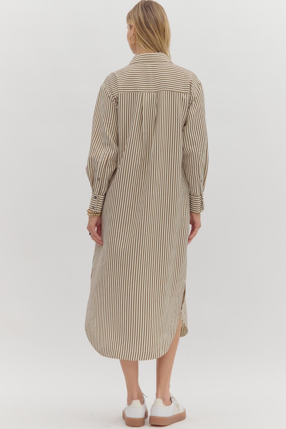 Button Down Midi Dress