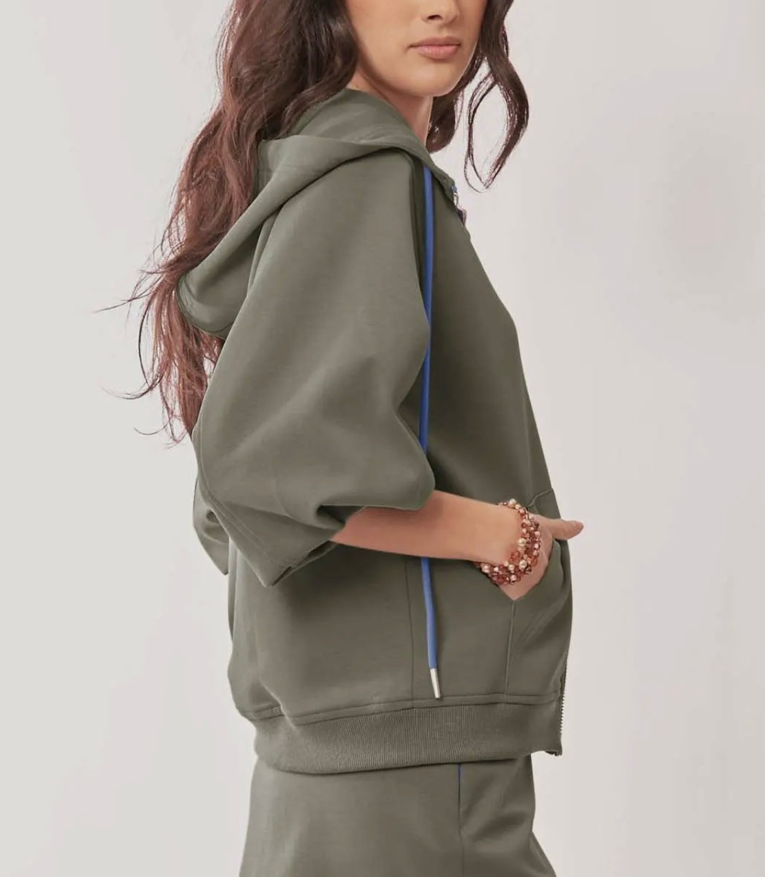 Puff Sleeve Hoodie