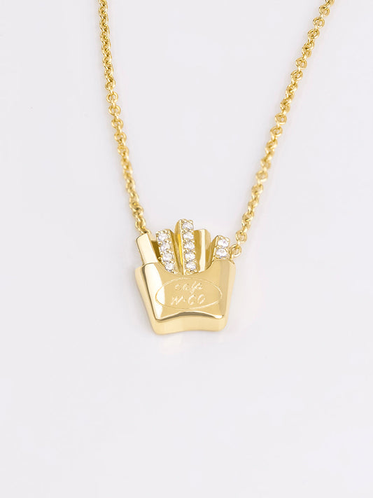 Fries Necklace