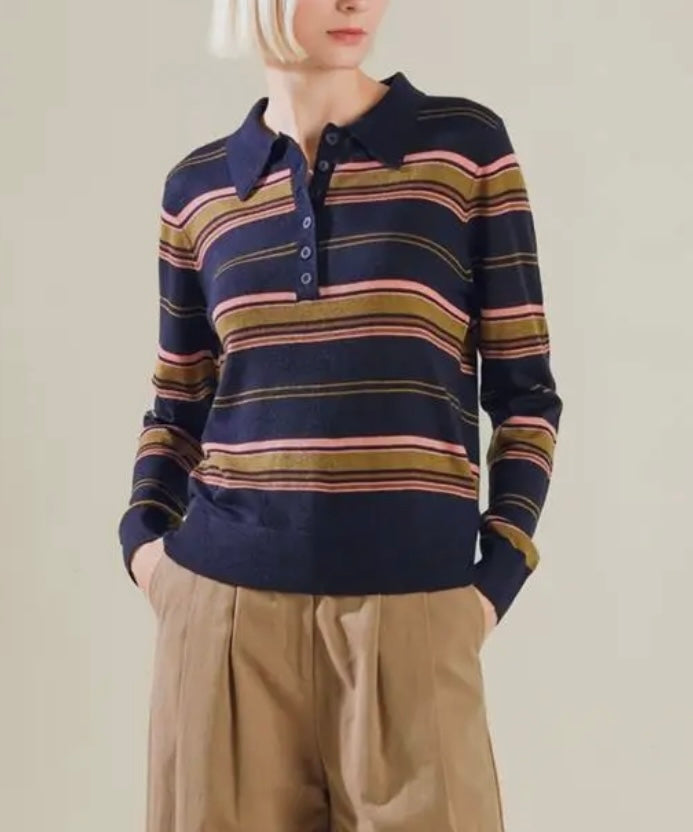 Retro Knit Polo