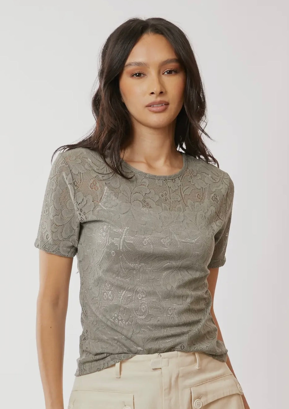 Mesh Lace Tee