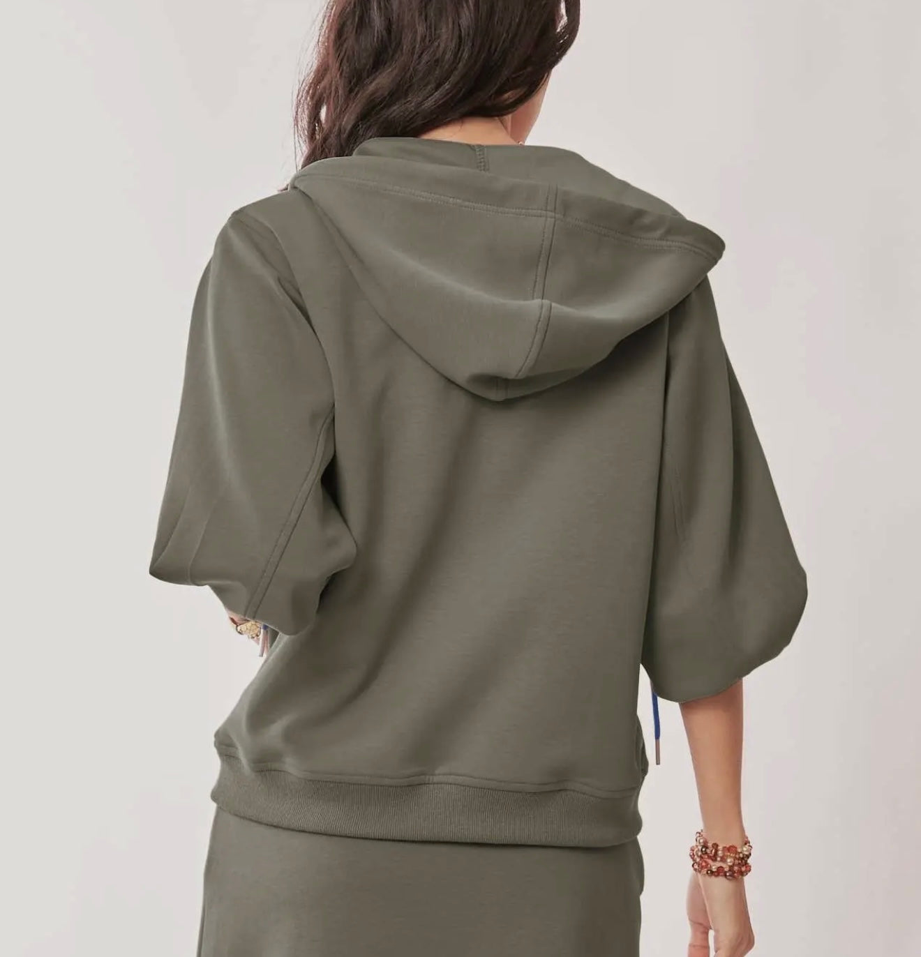 Puff Sleeve Hoodie