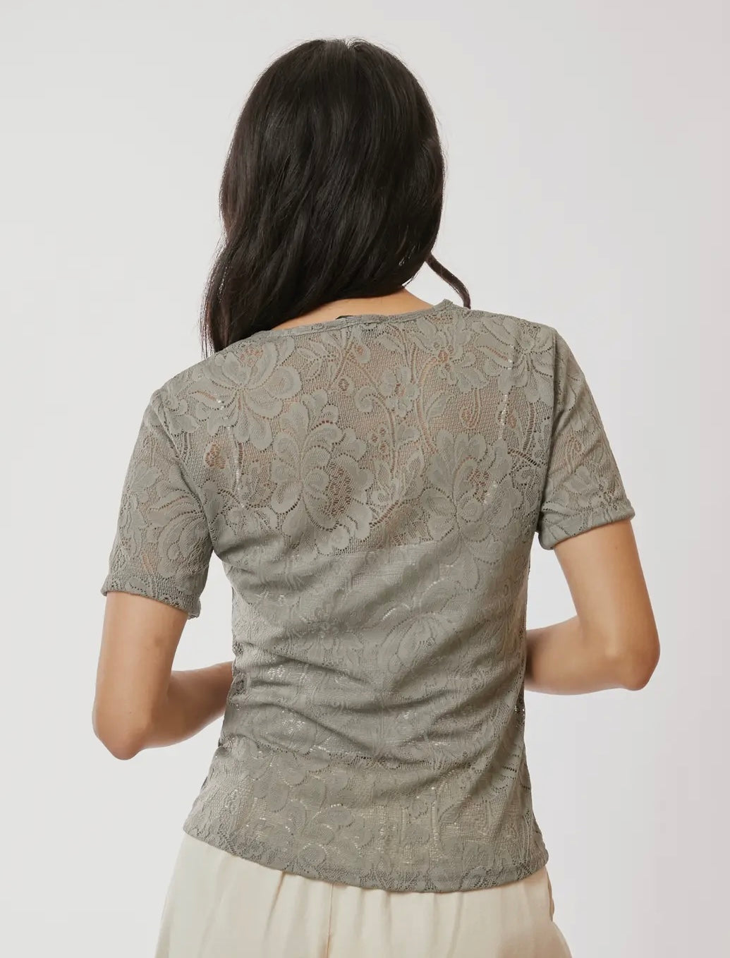 Mesh Lace Tee