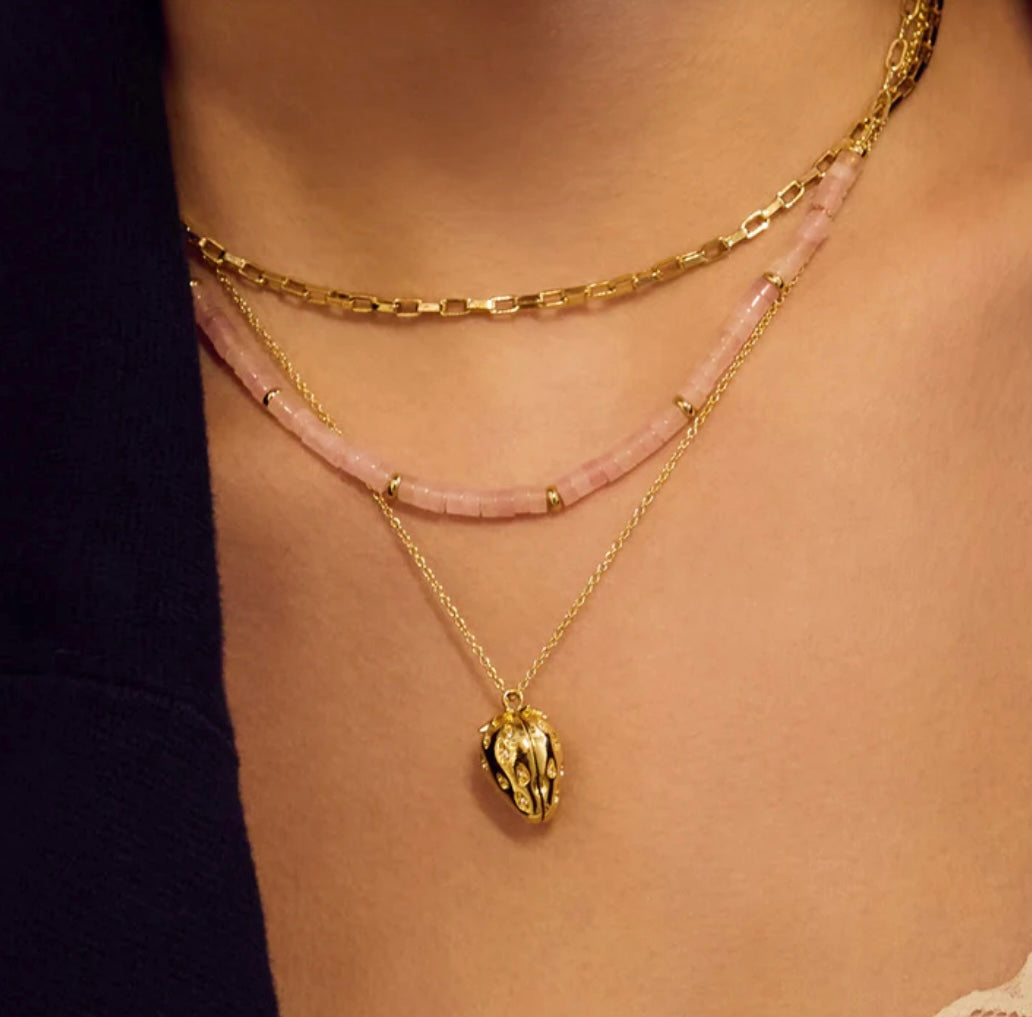 Strawberry Locket Necklace