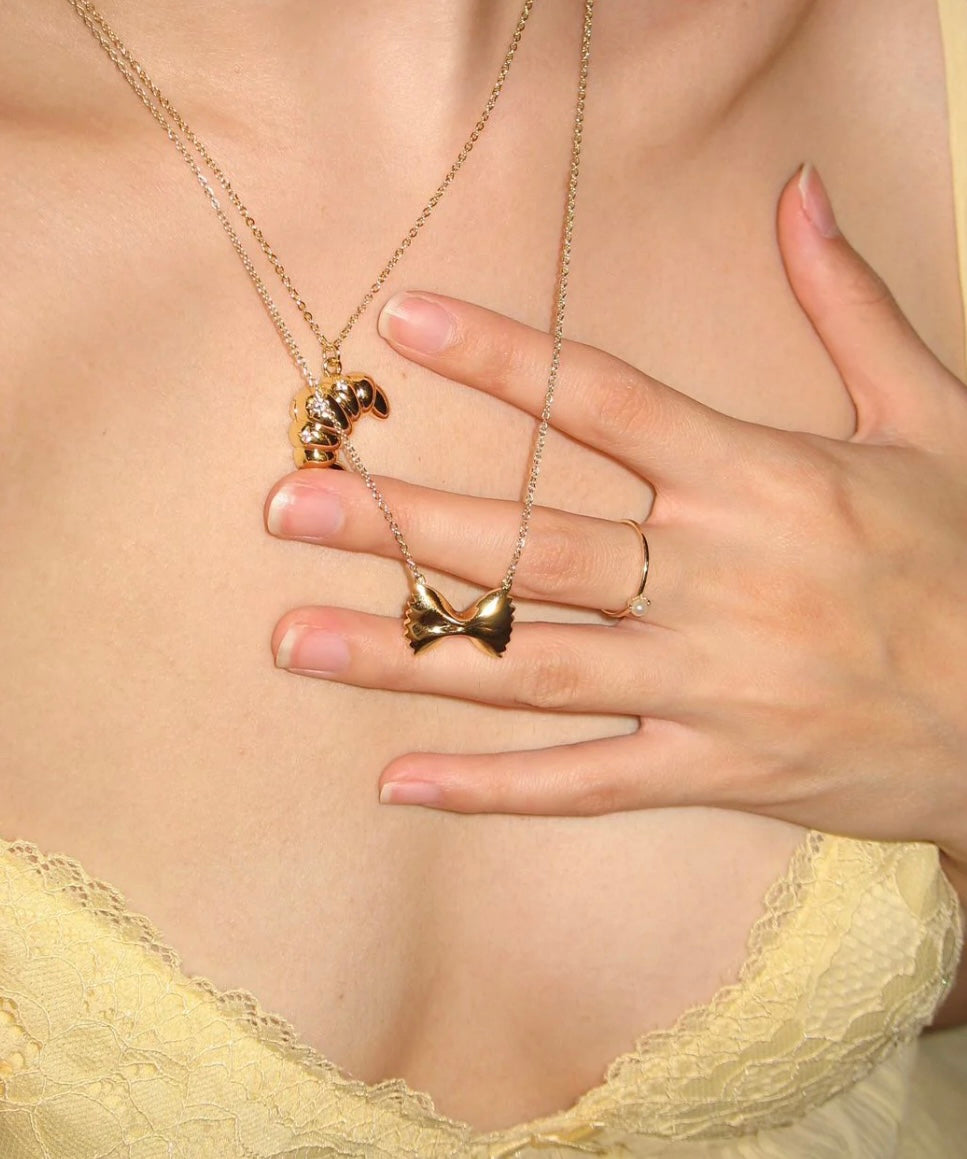 Bow Tie Pasta Neclace