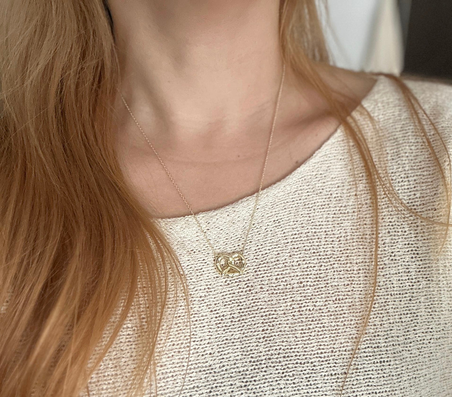 Pretzel Necklace