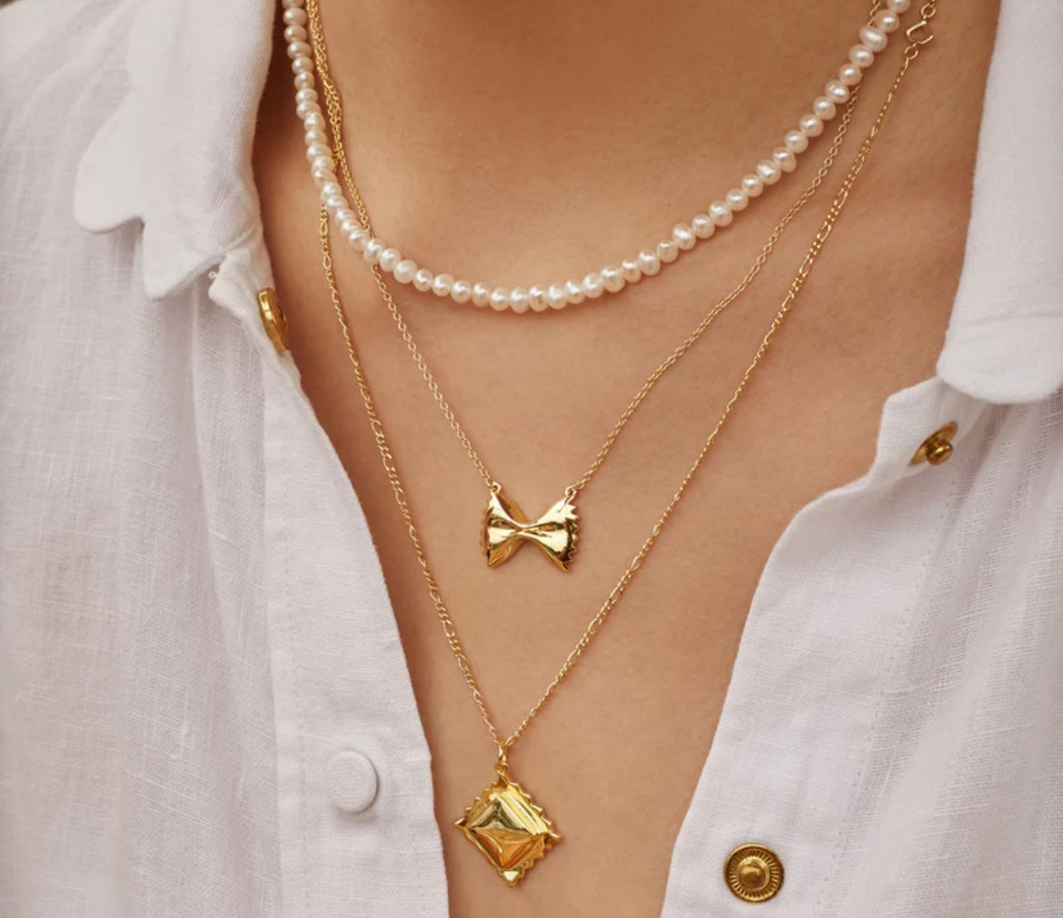 Bow Tie Pasta Neclace