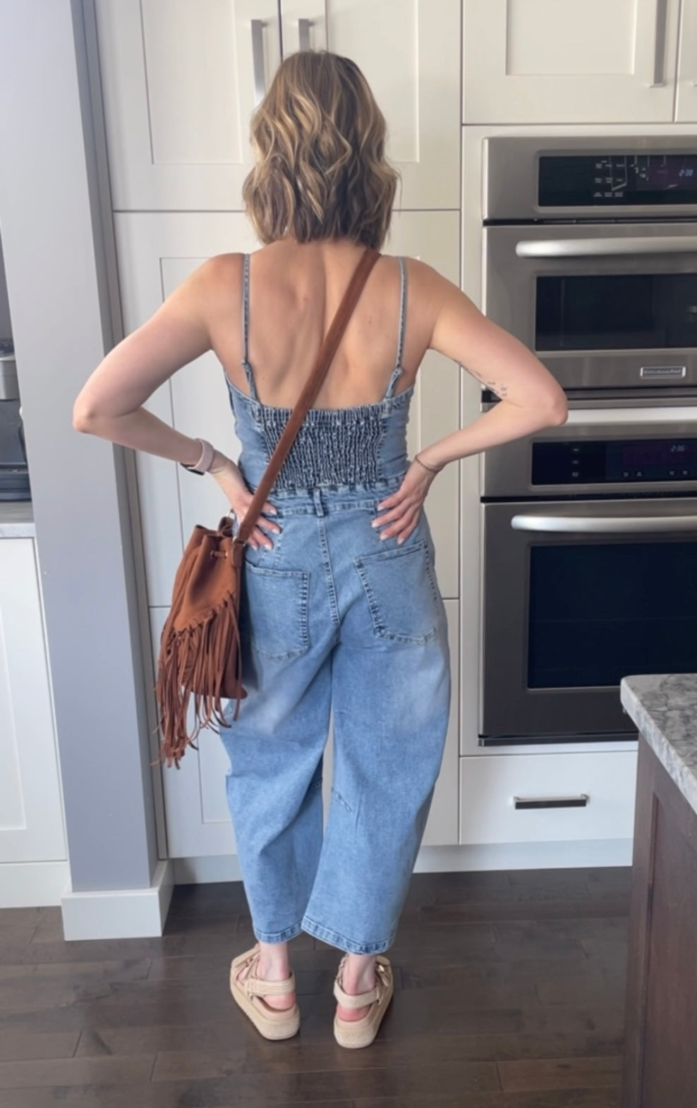 Camille Barrel Leg Jumpsuit