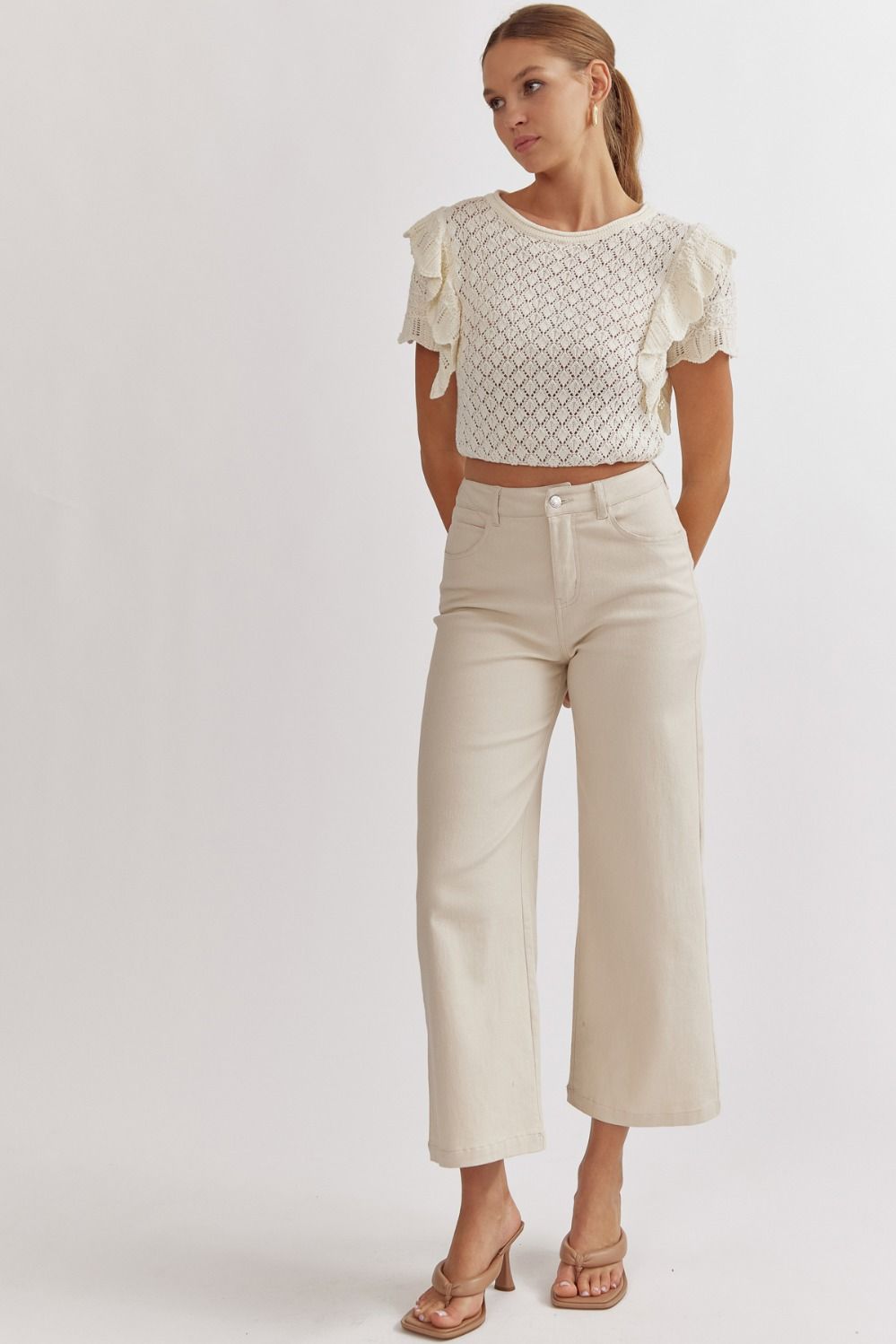 Cropped Flare Jeans