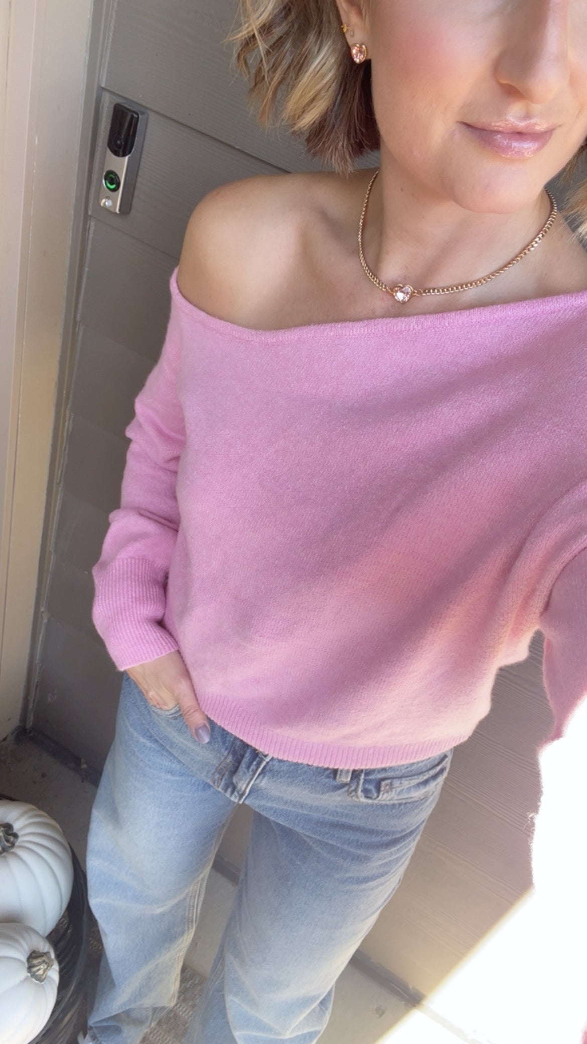 Cold Shoulder Sweater