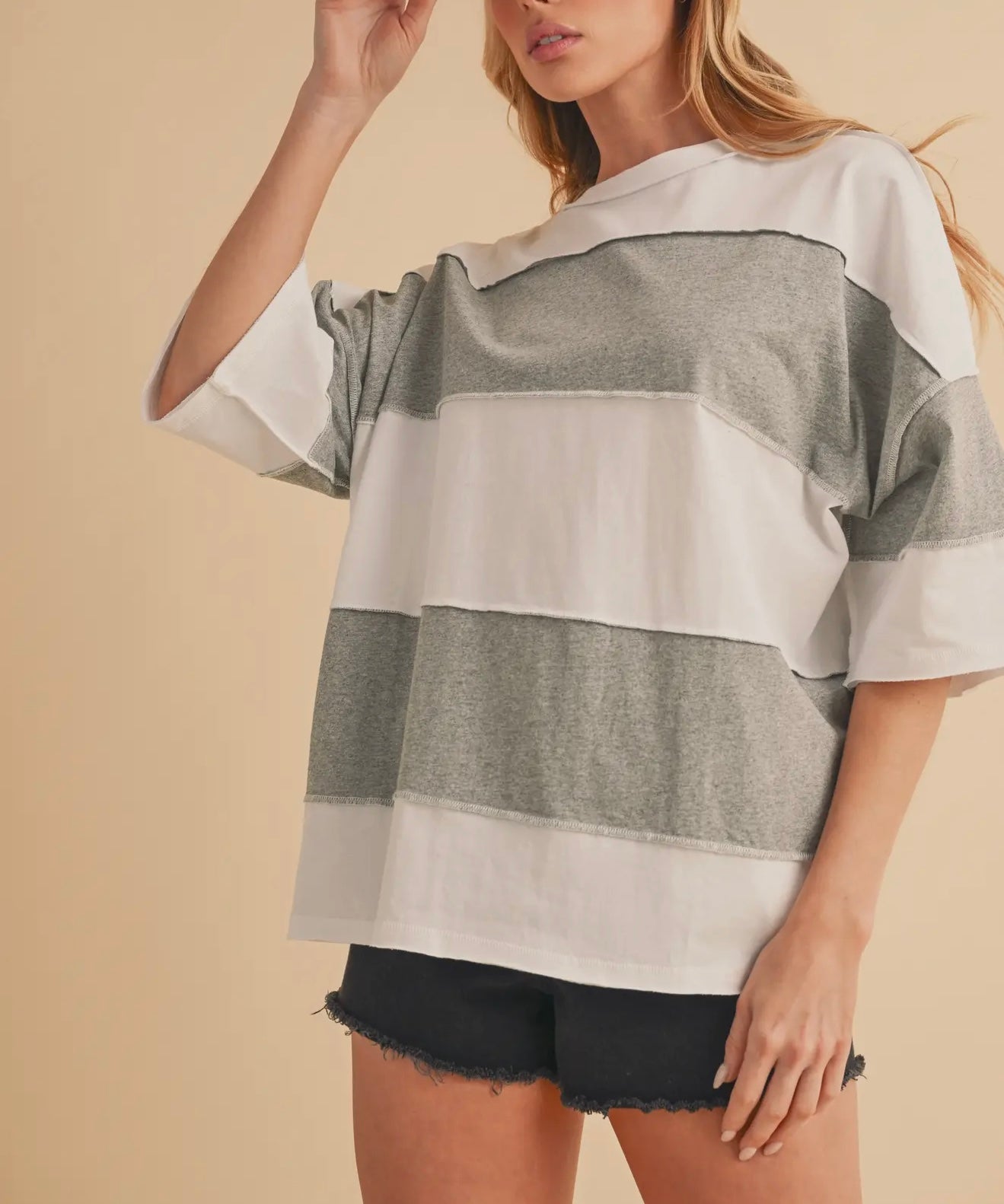Polly Colour Block Top