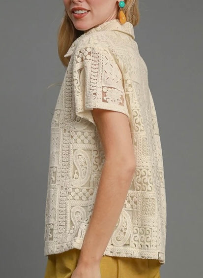 Patch Lace Top