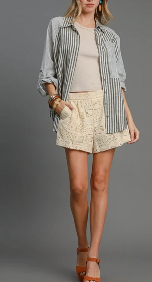 Patch Lace Shorts