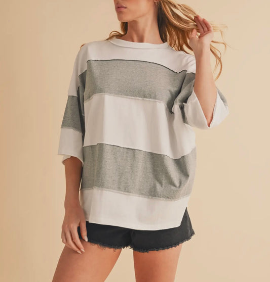 Polly Colour Block Top