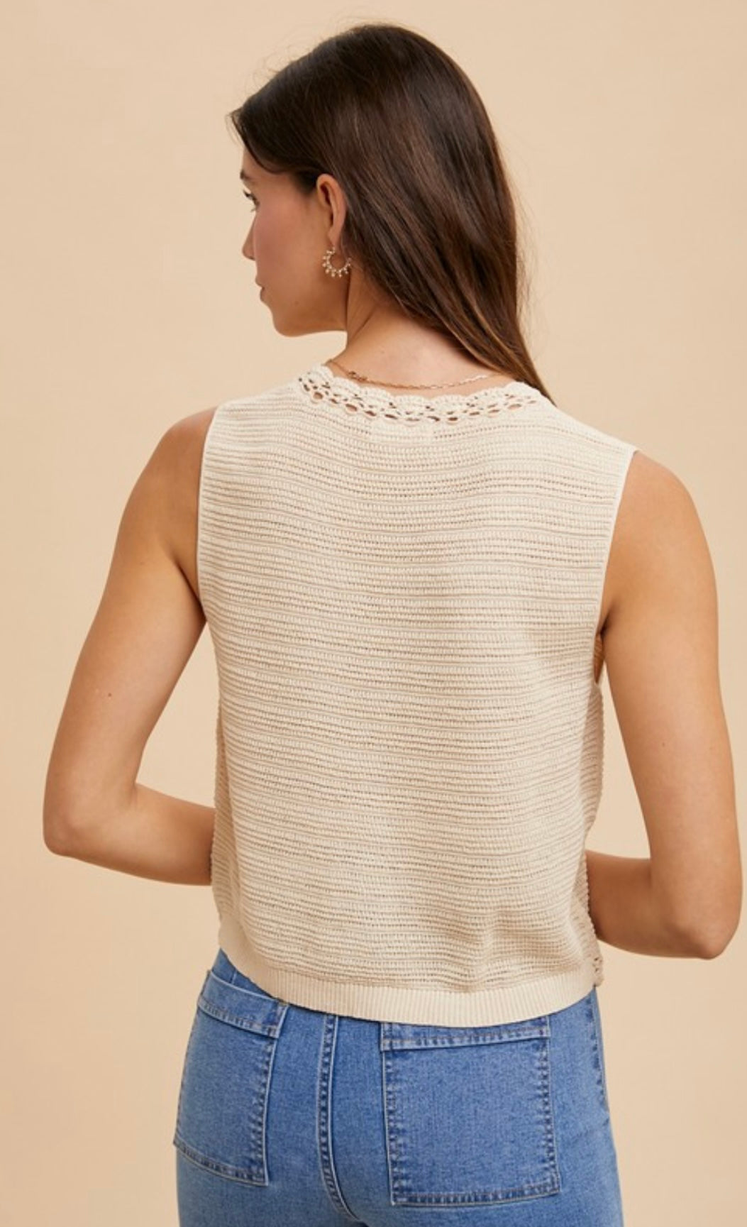 Ryley Crochet Vest