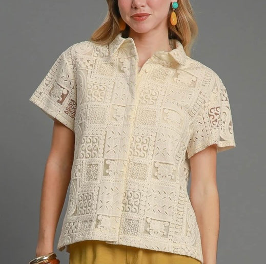 Patch Lace Top