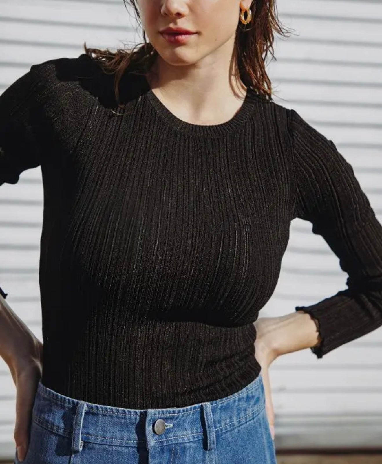 Lightweight Ribbed Sweater