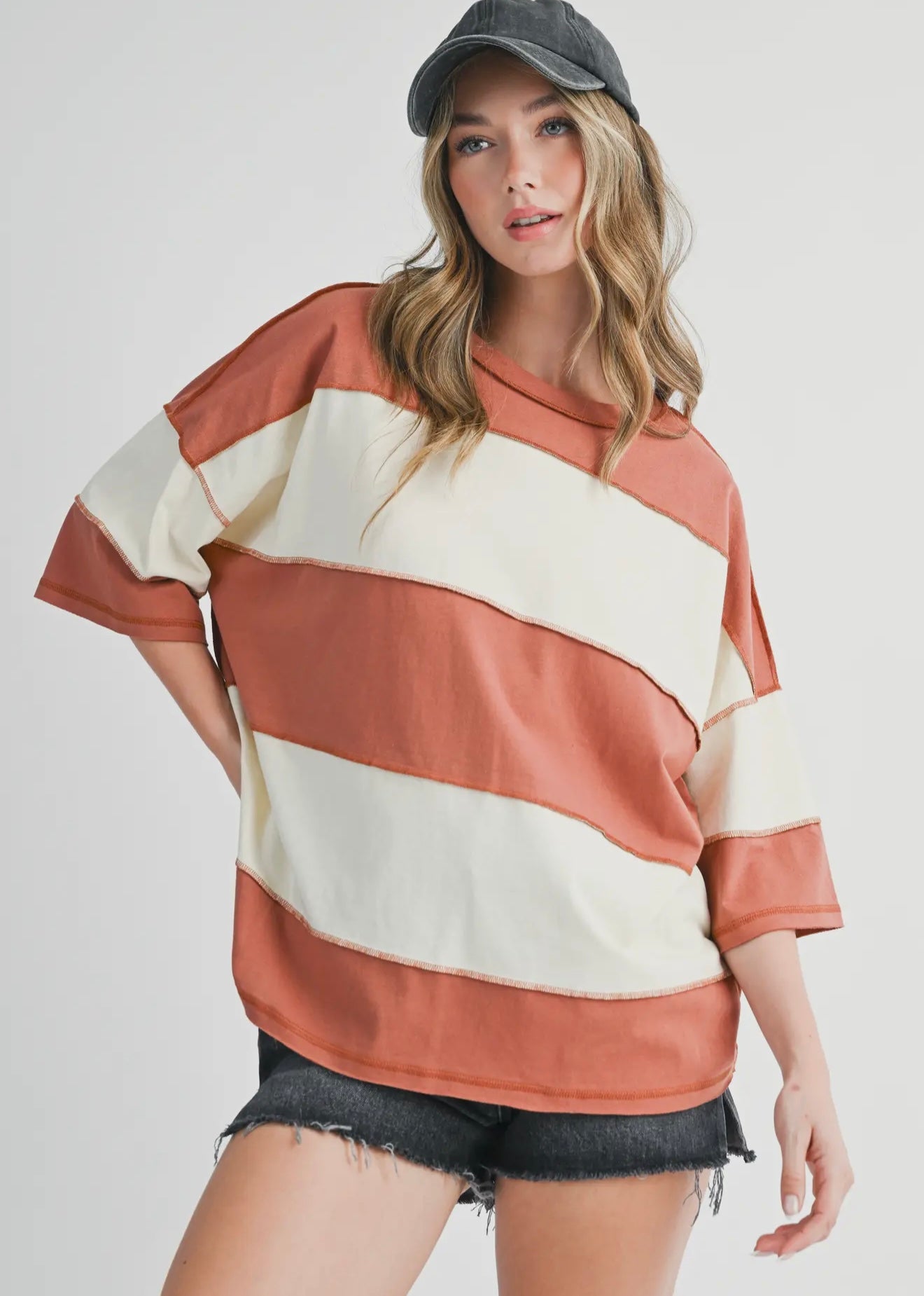 Polly Colour Block Top