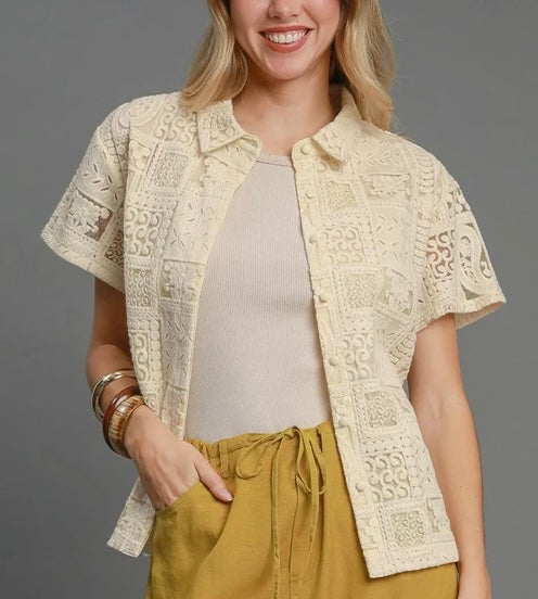 Patch Lace Top