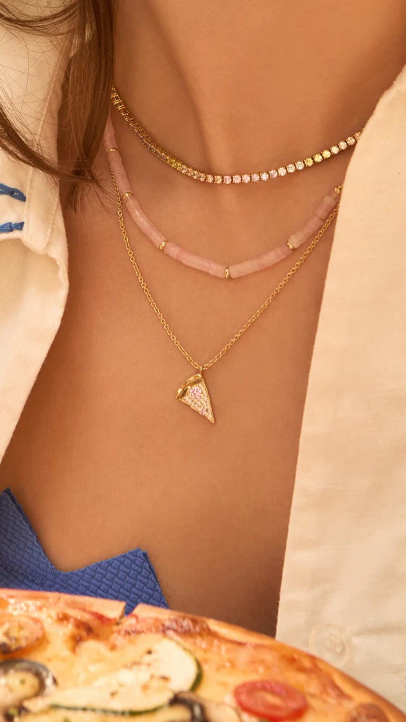 Pizza Slice Necklace