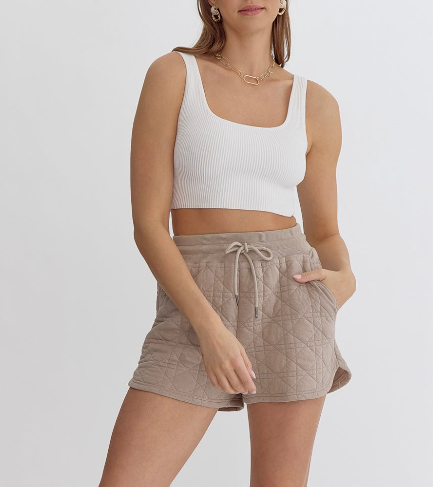 Quilted Shorts