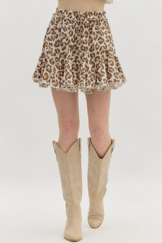 Roar Ruffled Skort