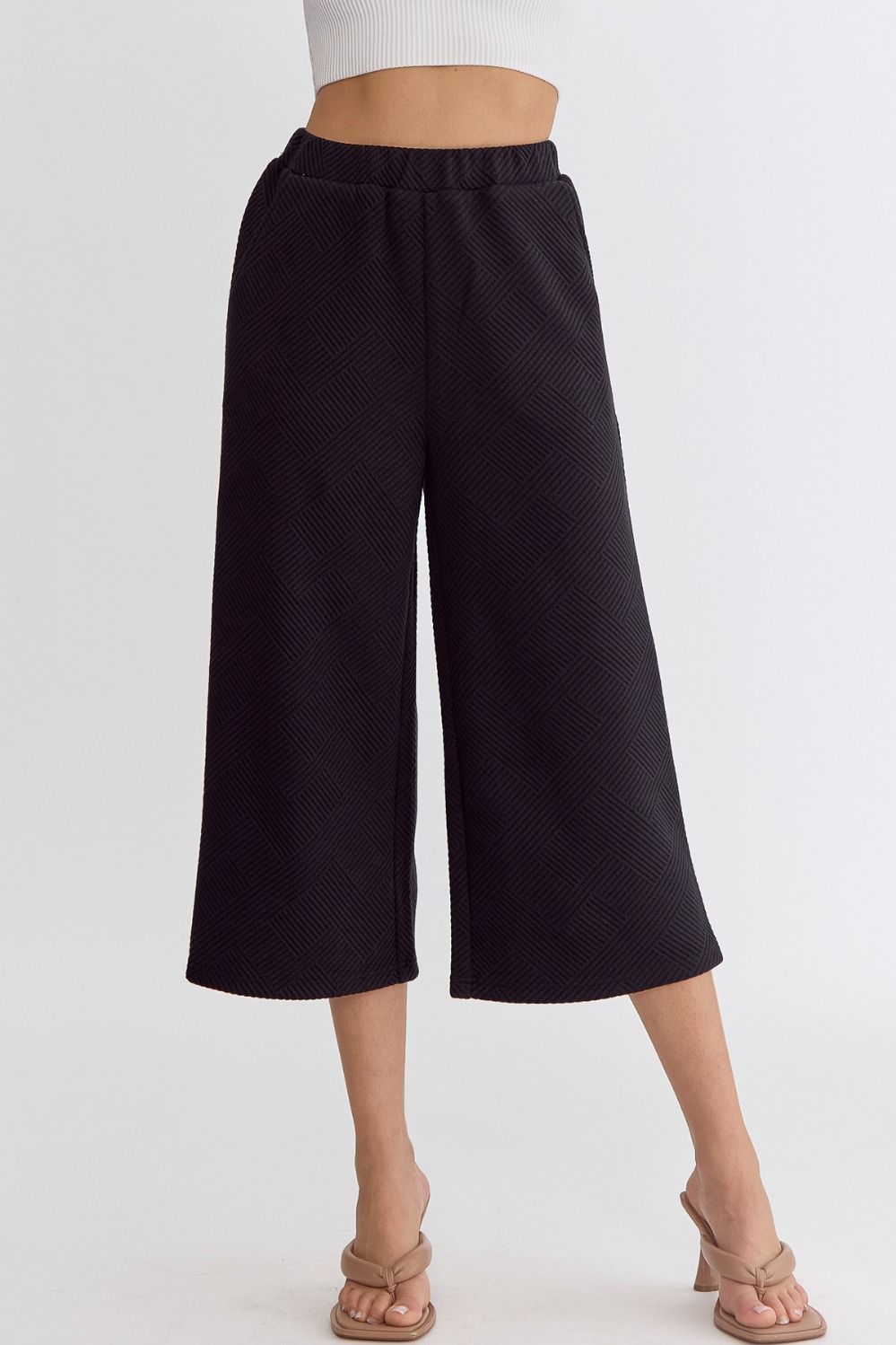 Ziggy Textured Crop Pant