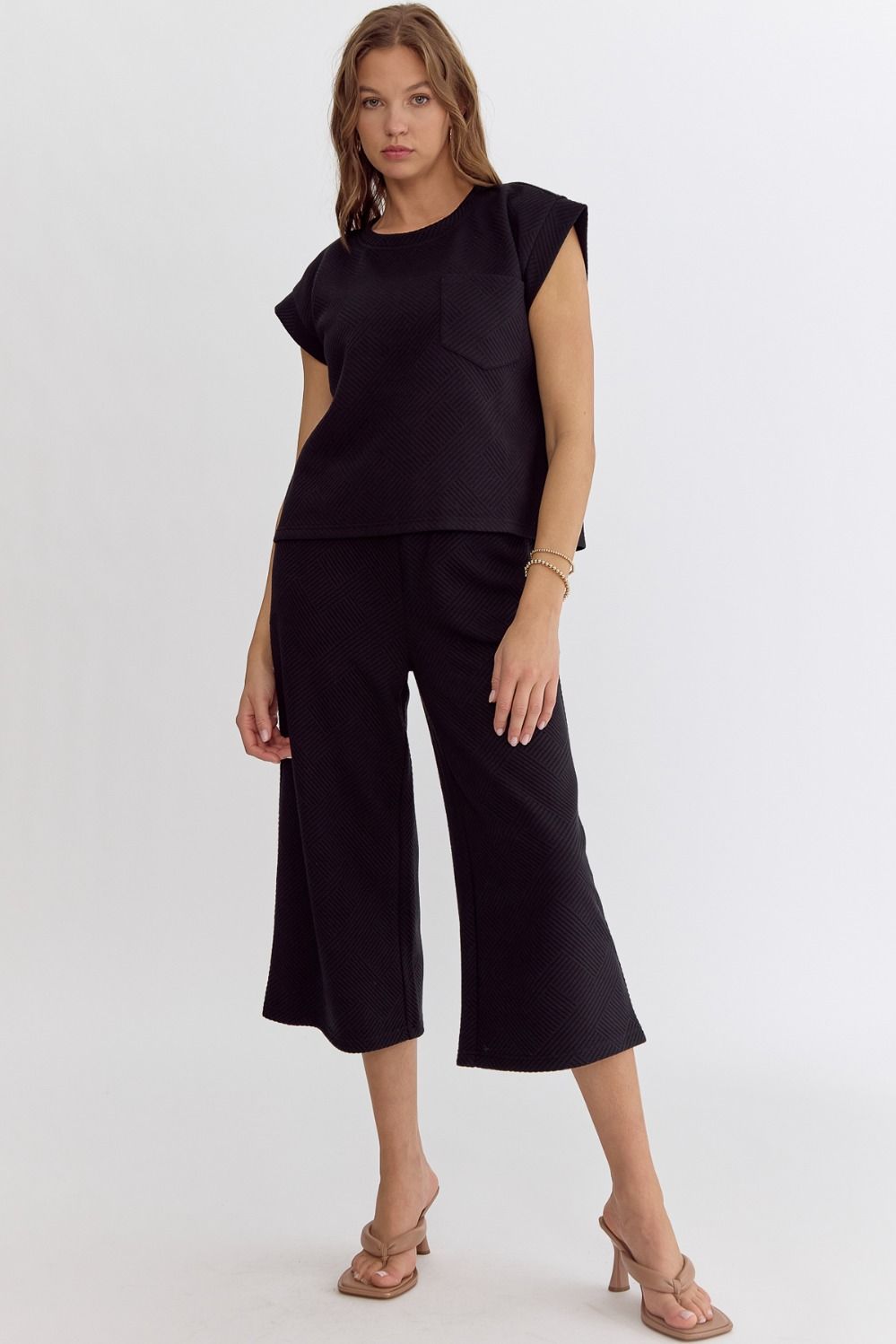 Ziggy Textured Crop Pant