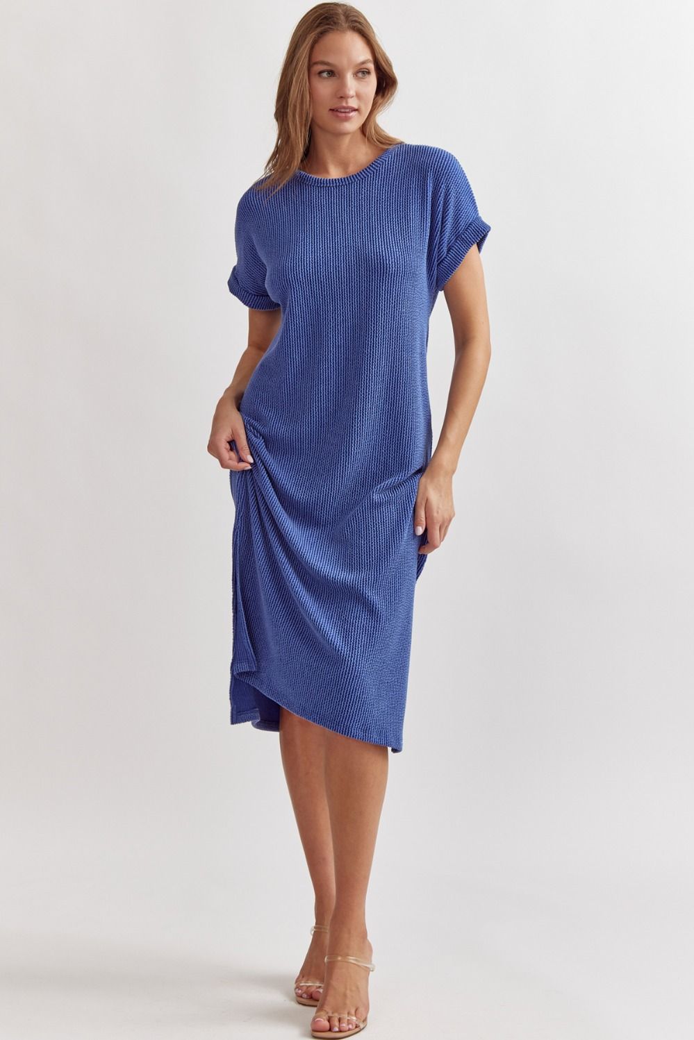 Indigo Midi Dress