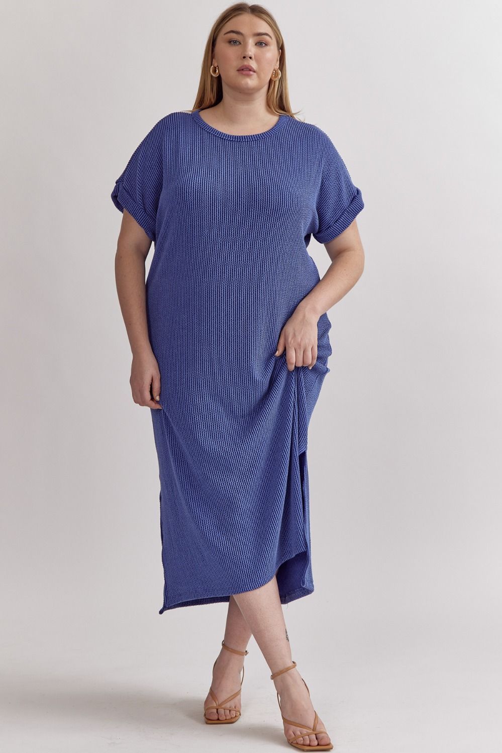 Indigo Midi Dress