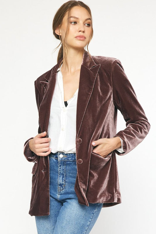 Velvet Blazer
